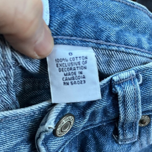 GAP Factory Store Vintage Appliqué Floral Flare Jeans - 8 - Picture 10 of 11